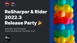 ReSharper amp Rider 20223 Release Party [upl. by Nevyar]