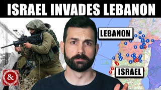 Israel Invades Lebanon and is hit by Irans Missile Attack [upl. by Hareemas744]