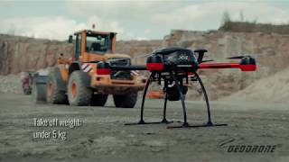 GeoDrone® X4L Aerial Mapping System 2017 [upl. by Tollman]