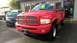 2004 DODGE RAM 1500 LARAMIE 4X4 HEMI LOW LOW MILES LIFTED [upl. by Elsi]