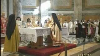 Melkite Patriarch Gregorios Divine Liturgy in Rome [upl. by Aikmat]