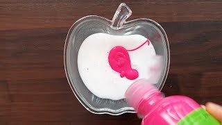 Comment faire un Slime satisfaisante rose facile [upl. by Haisa]