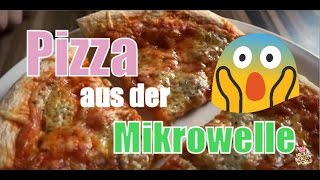 Pizza aus der Mikrowelle TK und frische Bauknecht mit Crisp Funktion Testbericht [upl. by Perrin427]