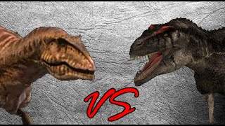 Giganotosaurus vs Carcharodontosaurus  SPORE [upl. by Aelsel]