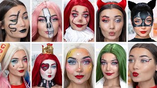 10 LAST MINUTE HALLOWEEN MAKEUP IDEAS 2024 [upl. by Ginger934]