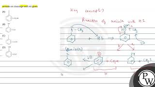 Anisole on cleavage with HI gives [upl. by Enihpesoj]