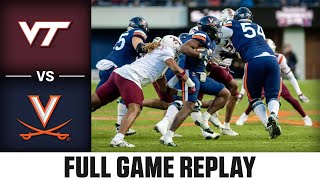 Virginia Tech vs Virginia Full Game Replay  2023 ACC Football [upl. by Fita781]