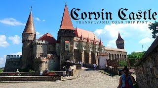 CORVIN CASTLE  TRANSYLVANIA ROAD TRIP PART 7  ROMANIA [upl. by Kifar]