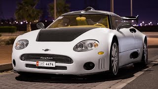 Modified Matte White Spyker C8 Laviolette [upl. by Cristi]