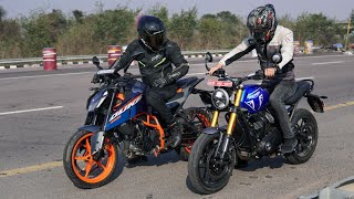 Triumph Speed 400 VS KTM Duke 390  The Real Pocket Rocket [upl. by Laden]