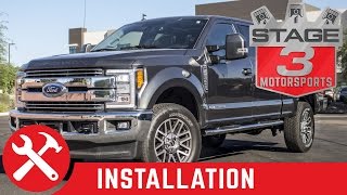 2017 F250 amp F350 SuperCrew Westin Pro TraXX Nerf Step Bars Install [upl. by Madalena]