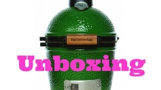 Unboxing and Assembly of the MINI big green egg  Pitmaster x [upl. by Nets]