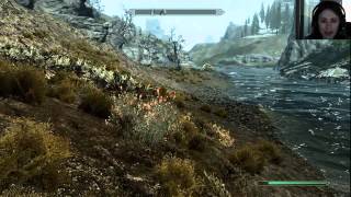 Skyrim Lets Play 017  female Argonian w face cam [upl. by Suicul477]