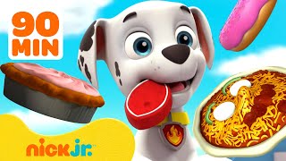 Patrulha Canina  Aventuras e Resgates com Comidinhas Deliciosas da Patrulha Canina 🍕  Nick Jr [upl. by Woodford]