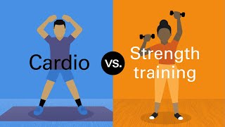 Cardio vs strength training What you need to know [upl. by Samella]