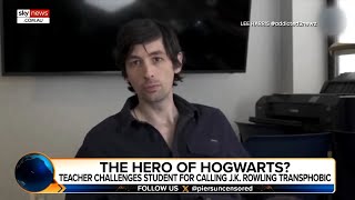 Teacher gives ‘masterclass’ in critical thinking after student calls JK Rowling bigoted [upl. by Nashbar]