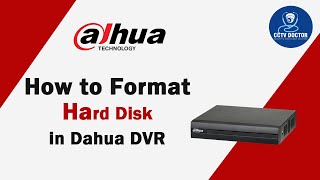 How to Format Hard Disk Drive in Dahua DVR  XVR  Dahua DVR HDD Reset [upl. by Junius]