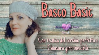 come fare un cerchio perfetto a uncinetto con chiusura invisibile BASCO BASIC [upl. by Novanod]