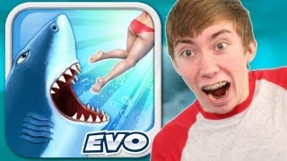 HUNGRY SHARK EVOLUTION iPhone Gameplay Video [upl. by Anawek]