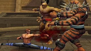 TAS Mortal Kombat Shaolin Monks  Survival Mode JOHNNY CAGE PS2 [upl. by Adaiha516]