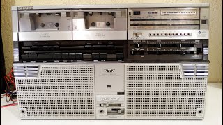 RADIO GRABADOR TAPE PLAYER SHARP GF555 JAPAN 1980 RESTAURACION P3 [upl. by Corso]