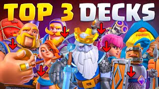 TOP 3 BEST DECKS AFTER THE NEW UPDATE 🏆 [upl. by Smith]