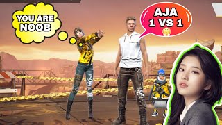 A Girl Called Me A NOOB So i Challenged Her for 1 vs 1 in FREE FIRE • GARENA FREE FIRE [upl. by Aihsot]