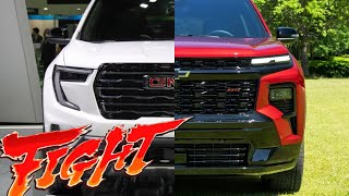 2024 Chevrolet Traverse VS 2024 GMC Acadia Overview Spec Price [upl. by Salesin463]