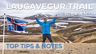 The Laugavegur Trail amp Iceland  TOP TIPS amp NOTES [upl. by Earezed]