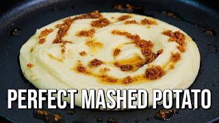 Garlic Butter Mashed Potato  The Best Mashed Potato Recipe [upl. by Levon]