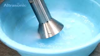 Water atomization detection of 15K ultrasonic atomization nozzle（HD） [upl. by Khalid370]