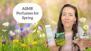 ASMR  My Spring Perfume Collection 🌸 ⛅️🌷 🍃 Glass Tapping amp Whispering [upl. by Beeson802]