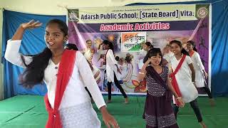 Hindi Day Celebration APS Vita HindiDay DancePerformance AdarshPublicSchool HindiDiwas [upl. by Ynnep]