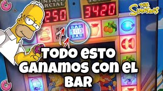 Nos SALIÓ el BAR en APUESTA MÁXIMA🍸🍹🥳LOS SIMPSON MAQUINITAS TRAGAMONEDAS 🍩🔥🕹️🤑 [upl. by Mercola]