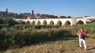 VALENCIA  DESDE EL PUENTE MEDIEVAL DE TORDESILLAS  CASTILLA LEÓN  ESPAÑA [upl. by Kcered]