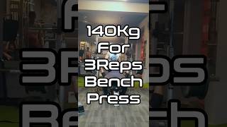 140Kg Bench for RepsRoad to 170Kg BenchPrep for Nationals shorts viral trending youtubeshorts [upl. by Rodgers157]