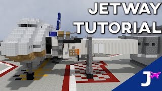 Minecraft  Airport Jetway Tutorial [upl. by Ainat]