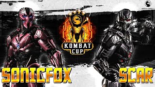 SONICFOX V SCAR  KOMBAT CUP 2016  WEEK 7 SEMI FINALS  SEASON 1  MKX [upl. by Karrah257]