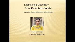 Point Defect By Dr Nisha Singh [upl. by Bayard995]