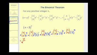 The Binomial Theorem using Combination [upl. by Ludly676]