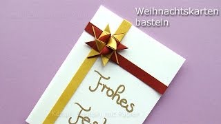 3DWeihnachtskarten basteln  Bastelideen Weihnachten  Weihnachtsgeschenke selber machen für 2024 [upl. by Jahdiel49]