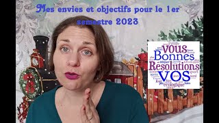 Mes envies et objectifs pour le 1er semestre 2023 [upl. by Enehpets]