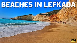 Lefkada Greece 🇬🇷 Tour of the MOST BEAUTIFUL beaches in LEFKADA [upl. by Seuguh510]