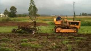 CAT D47U PLOUGHING [upl. by Macdonald400]