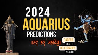 AQUARIUS 2024 Yearly predictions  Career Health Relationships amp Wealth [upl. by Chip]