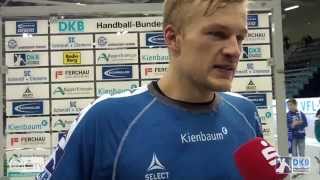 VfL Gummersbach  SG FlensburgHandewitt 2532 Interviews [upl. by Ielerol]