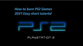 How to BURN PlayStation 2 Games on a DVDR Disc [upl. by Lejna978]