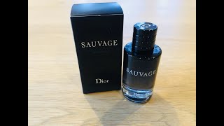 Dior Sauvage EDT 10ml Original Unboxing [upl. by Nilo]