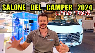 SALONE del CAMPER 2024 🔥 IMPIANTO al LITIO TOUR 😳 FIERA di PARMA [upl. by Ecnerret]