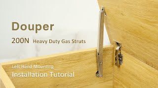 DOUPER 200N Heavy Duty Gas Struts Installation Tutorial [upl. by Zacarias]